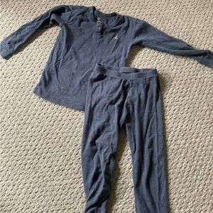 Gap 5T Kids Pajamas in Navy Blue organic cotton